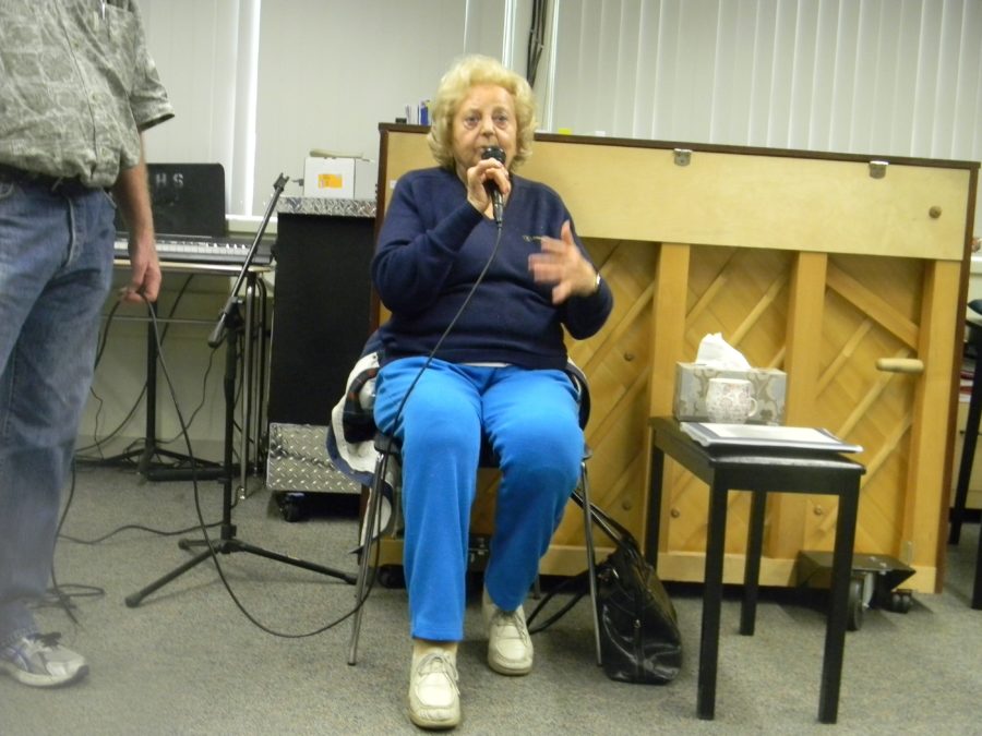 Holocaust survivor, Helen Farkas, speaks at MVHS