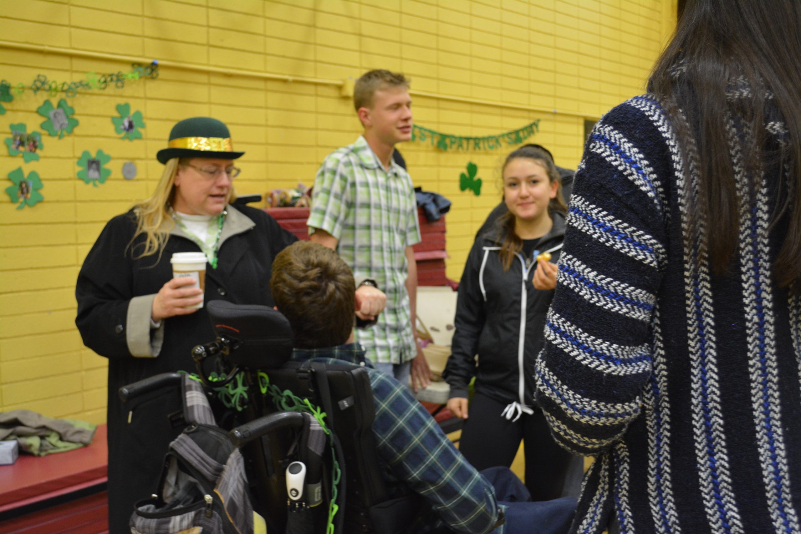 Spartan Buddies hosts annual St. Patrick's Day Dance in small gym