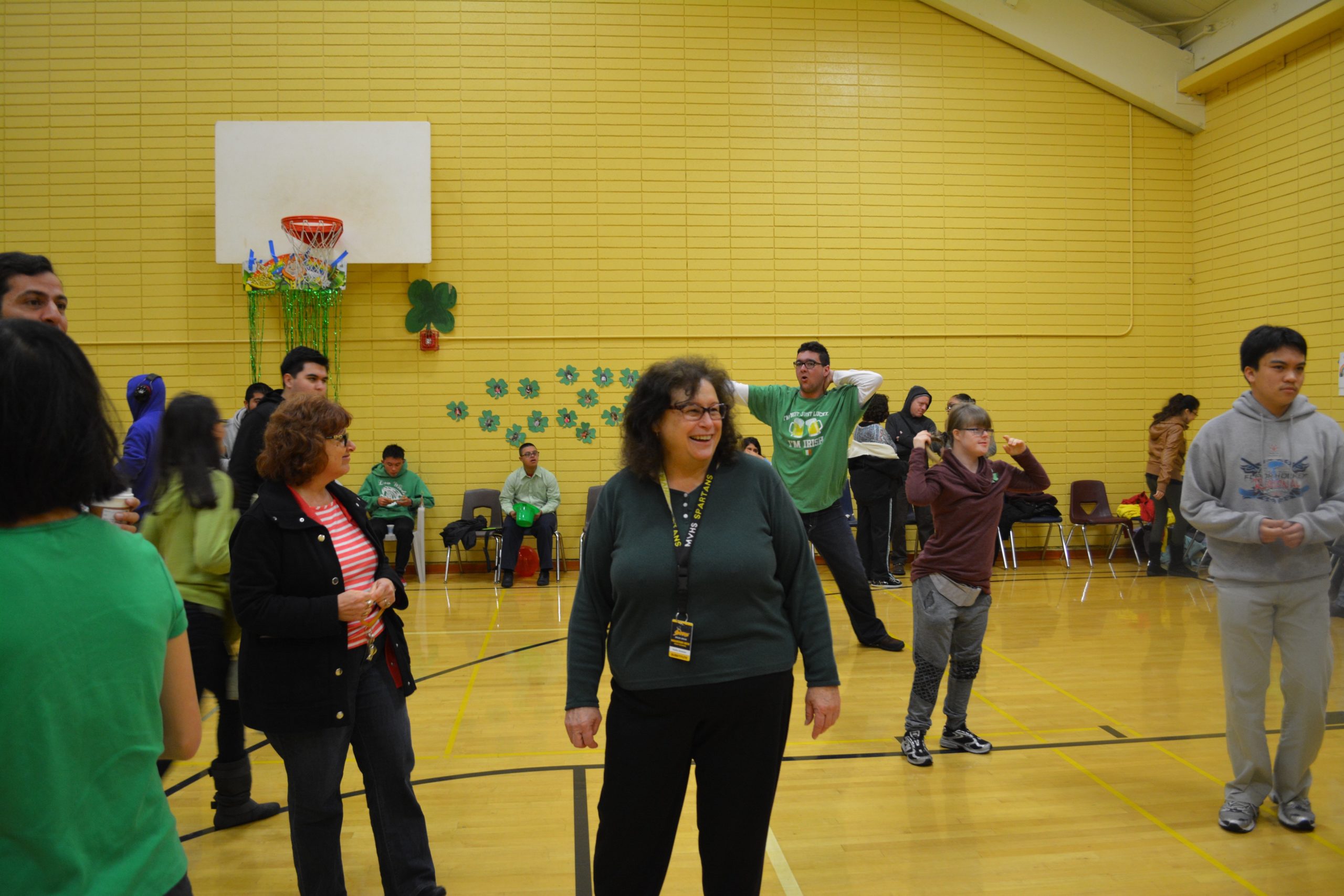 Spartan Buddies hosts annual St. Patrick's Day Dance in small gym