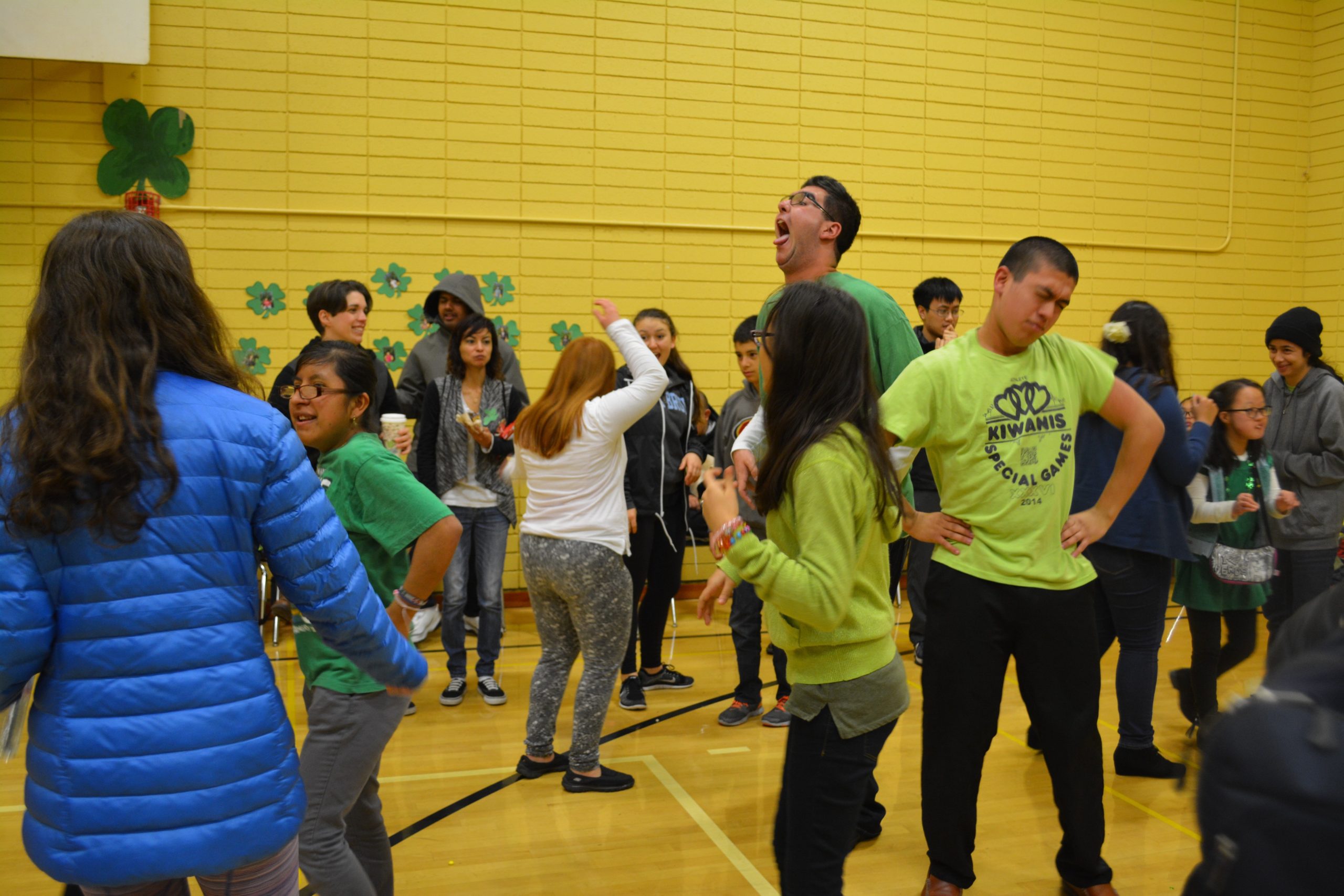 Spartan Buddies hosts annual St. Patrick's Day Dance in small gym