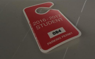 Where do parking passes go?