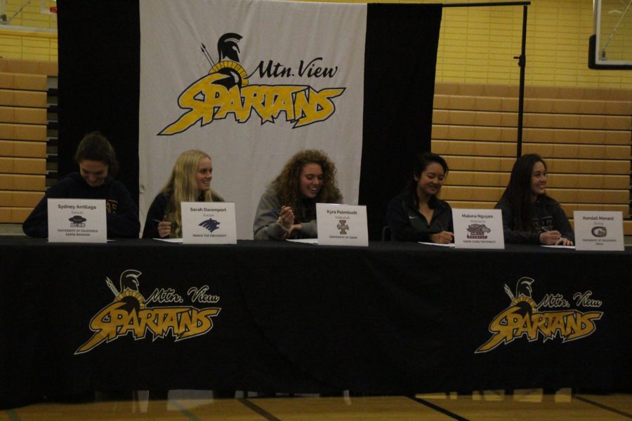 MVHS student athletes commit to schools on Signing Day