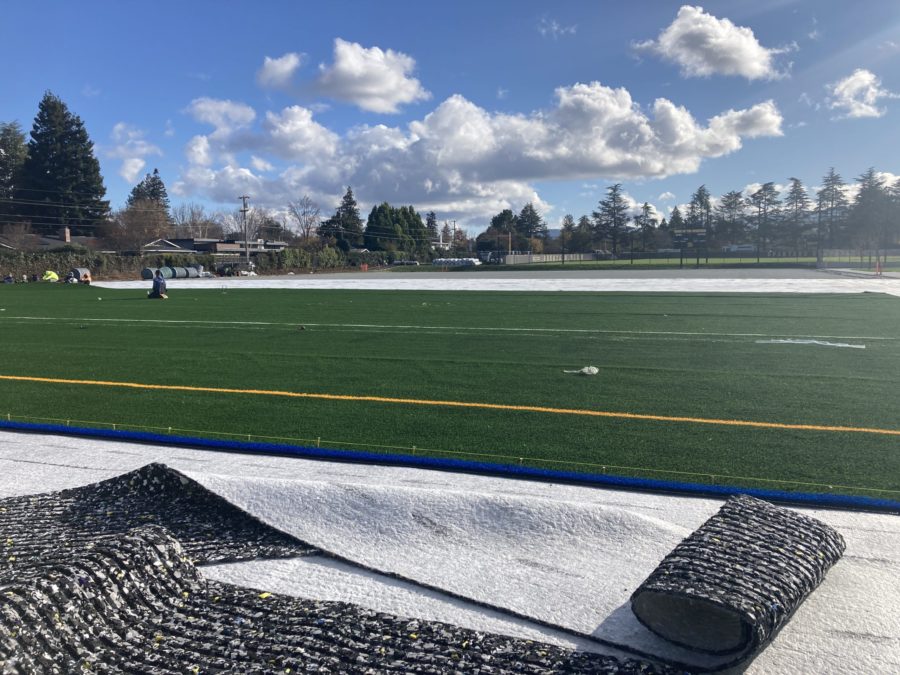 Photo story: MVHS implements new turf field