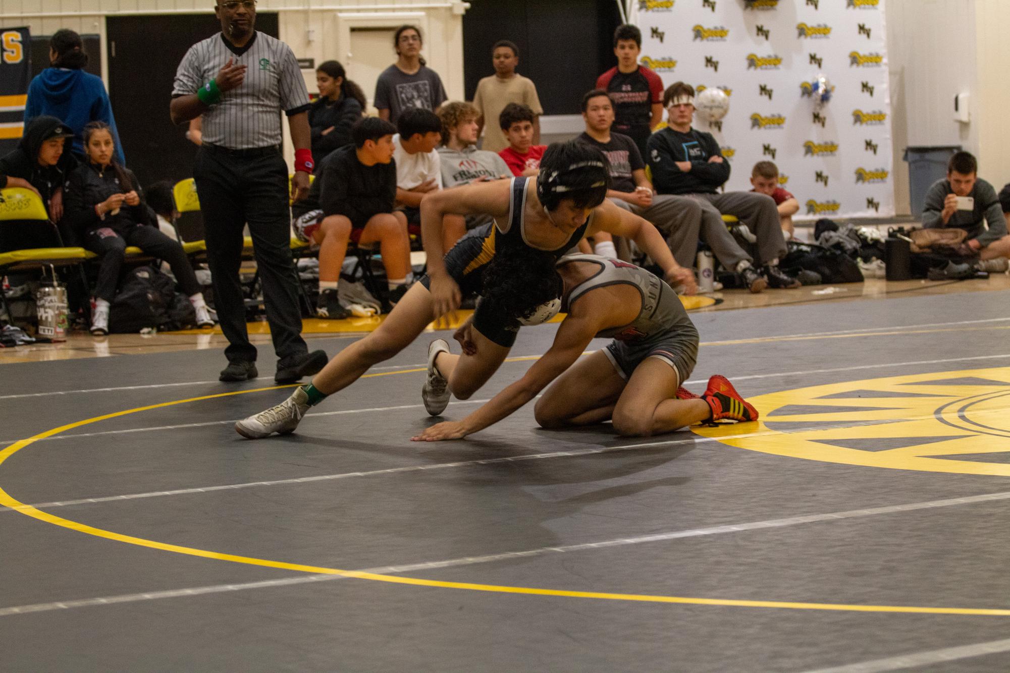 Photo story: Spartans celebrate senior wrestlers at final dual meet