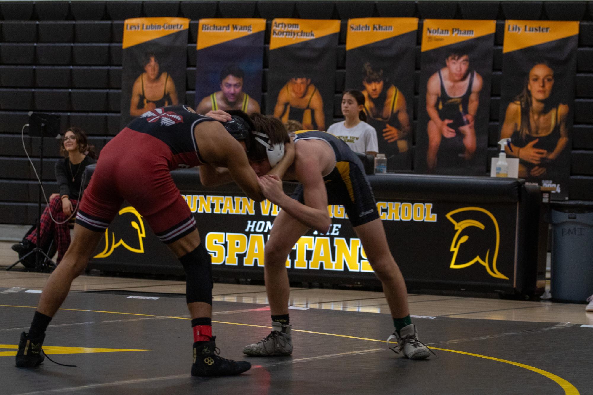 Photo story: Spartans celebrate senior wrestlers at final dual meet