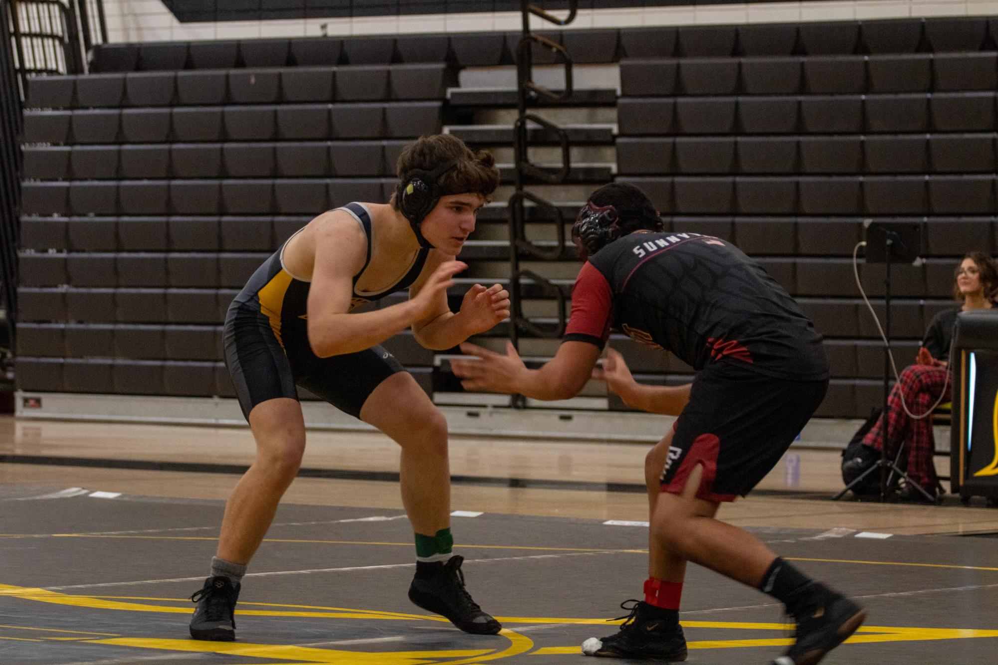 Photo story: Spartans celebrate senior wrestlers at final dual meet