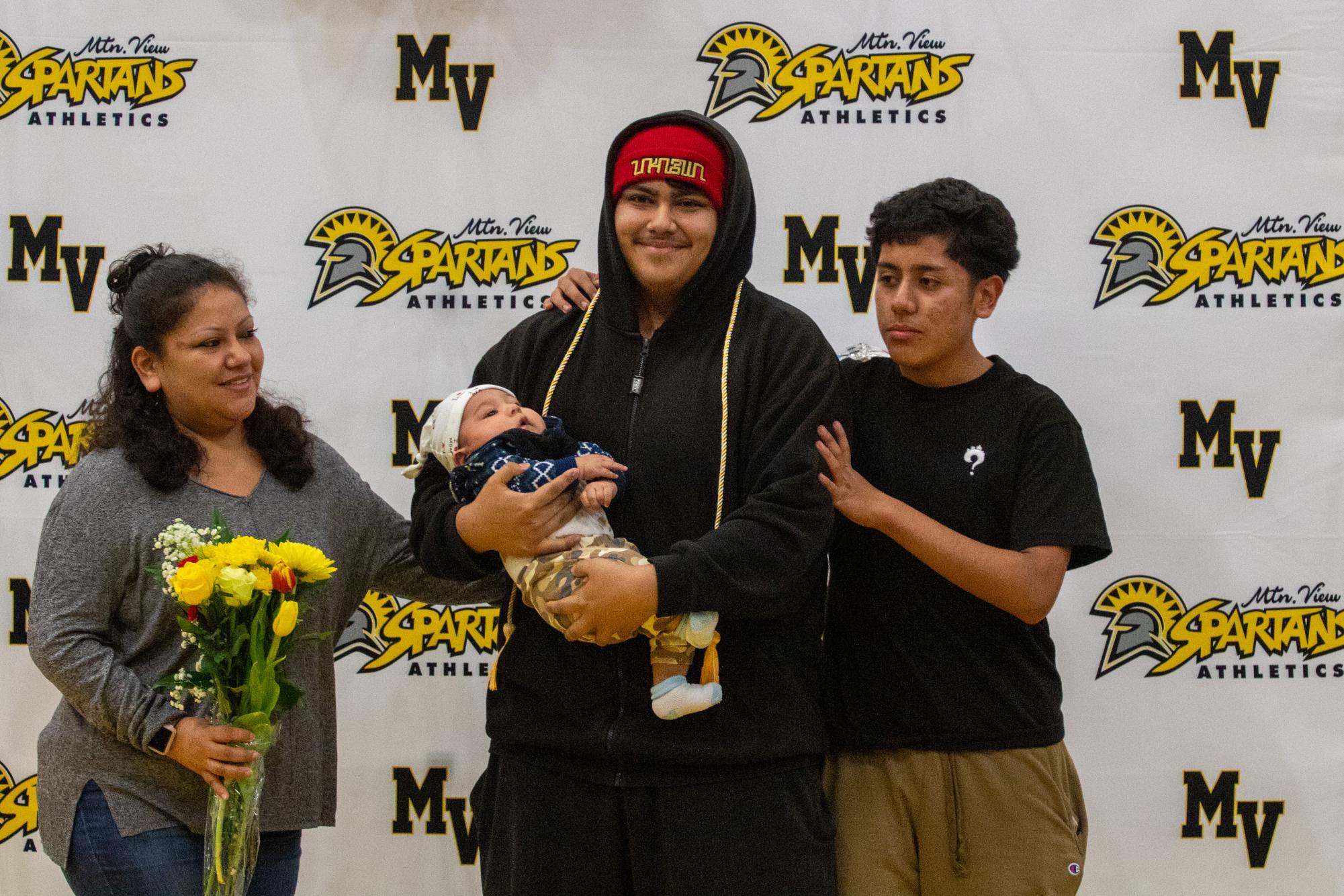 Photo story: Spartans celebrate senior wrestlers at final dual meet