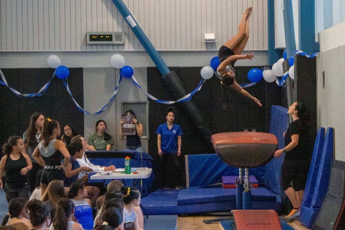 Photo story: MV takes first in Gymnastics senior night