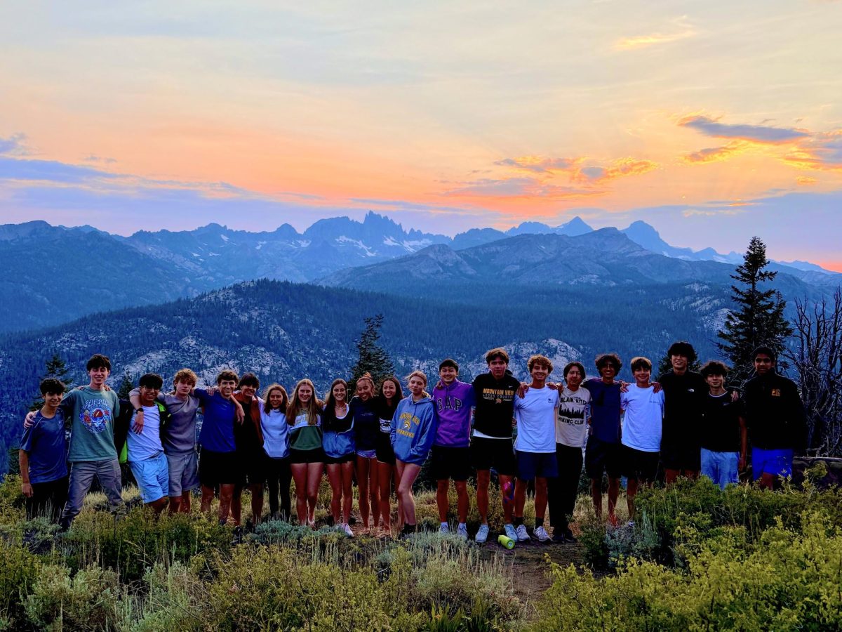 Cross-country team trains at Mammoth Lakes over the summer