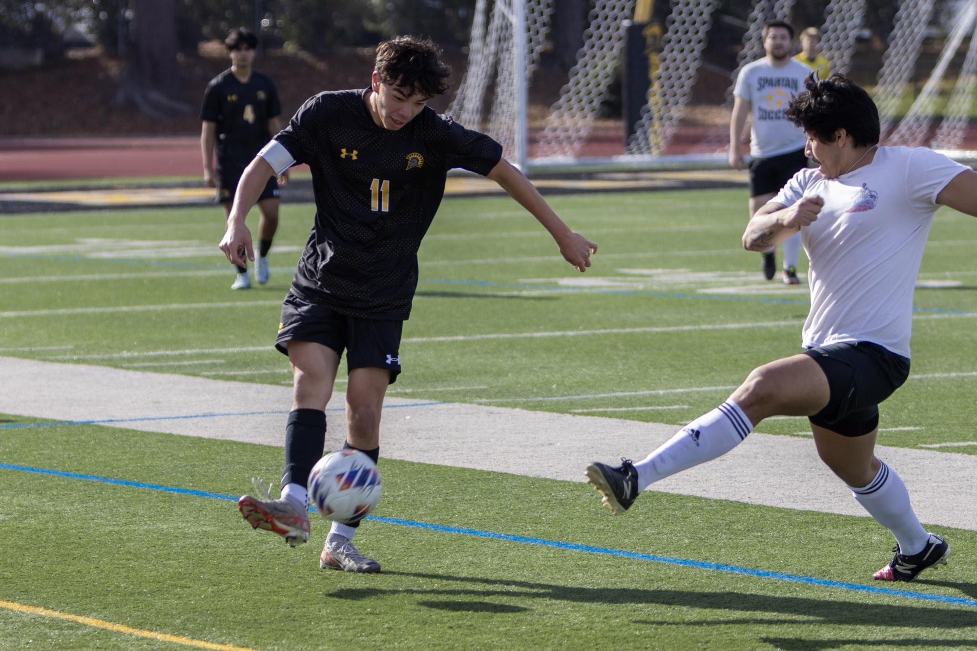 Photo Story: Boys soccer triumphs 3-2 in annual alumni game