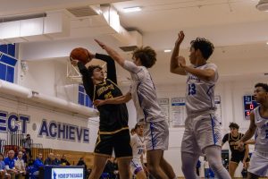 Photo Story: Boys basketball thrashes Los Altos 45-25