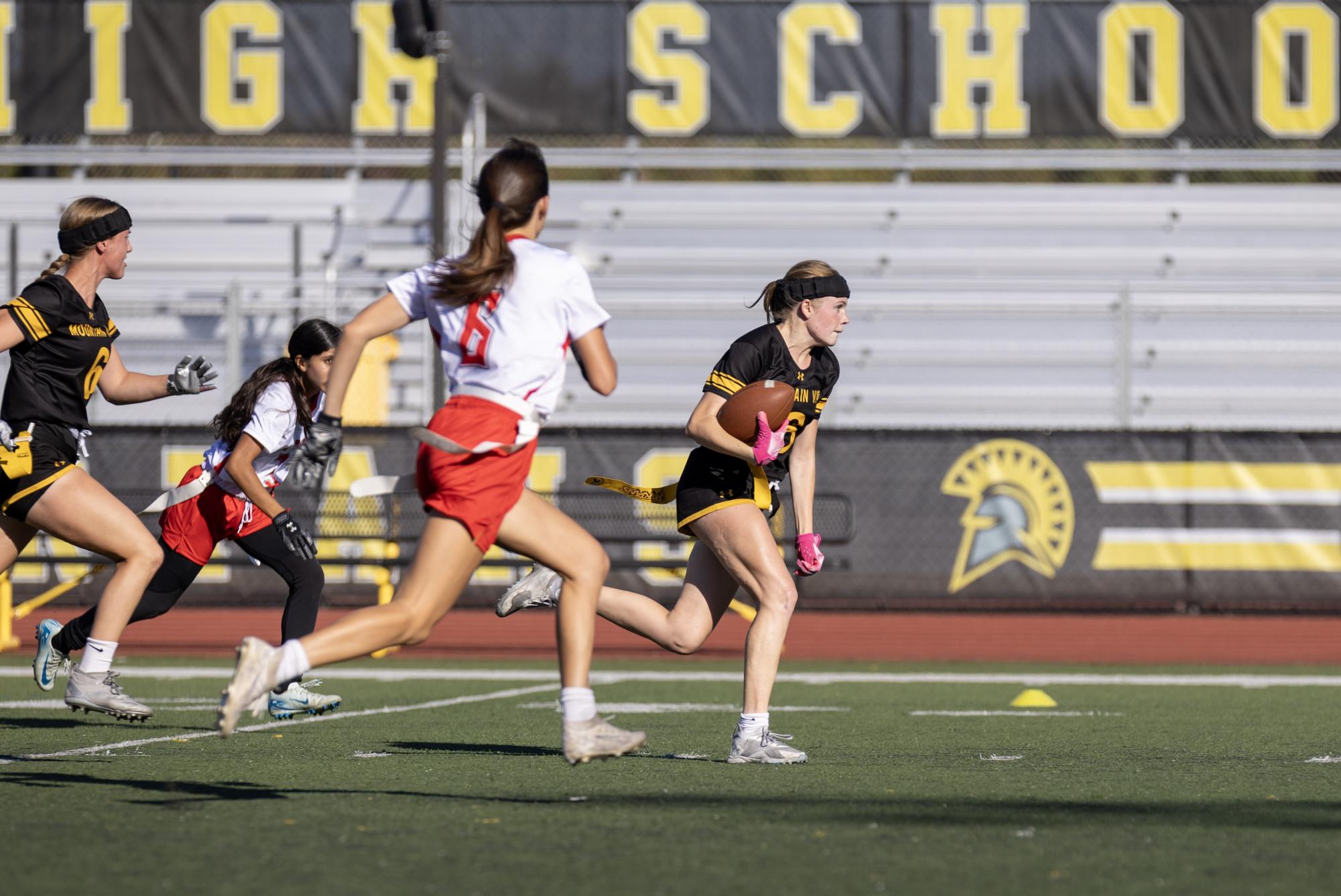 Photo Story: Flag football loses 7-14 to Gunn