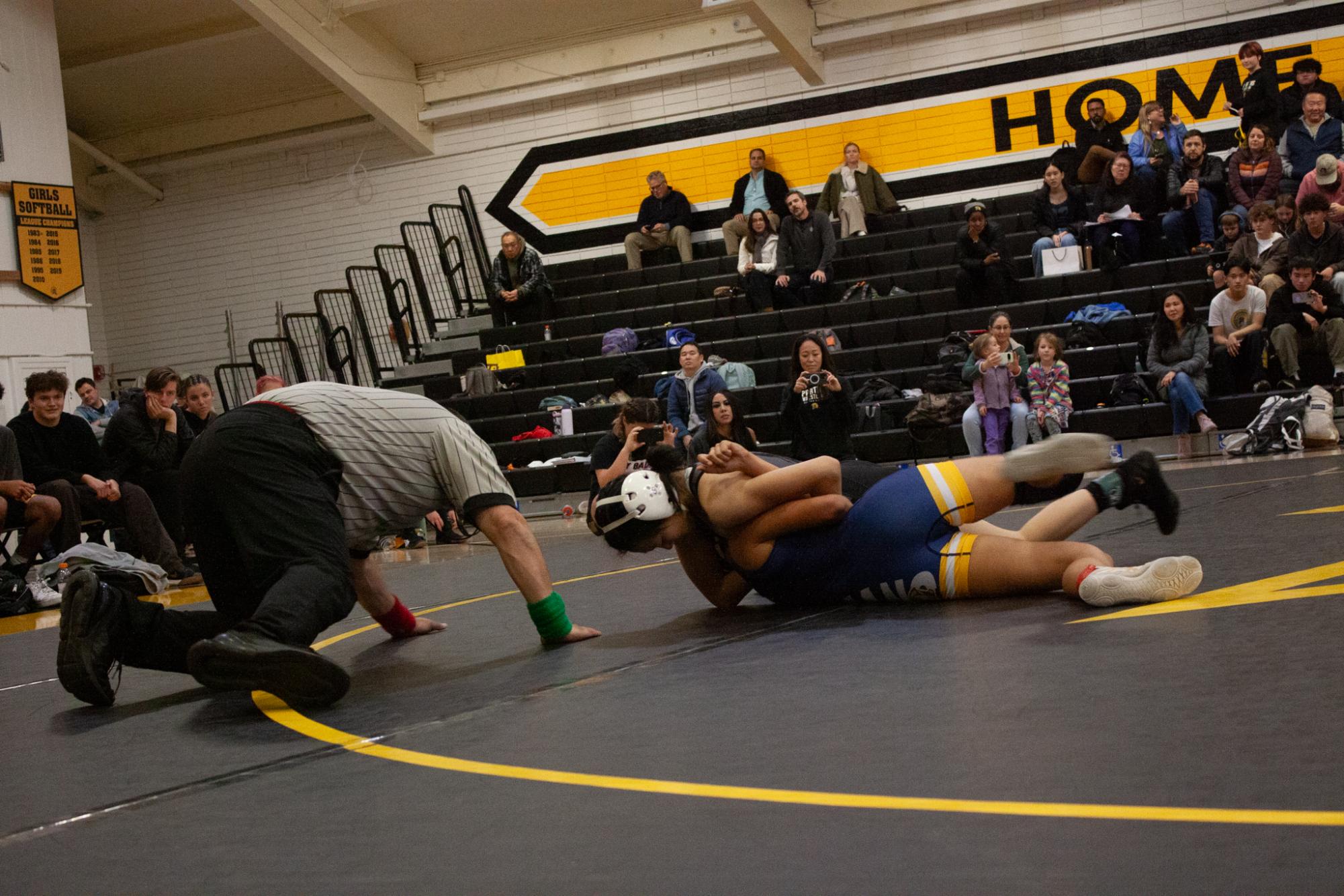Photo Story: Girls wrestling dominates Milpitas 60-9, boys lose 31-46